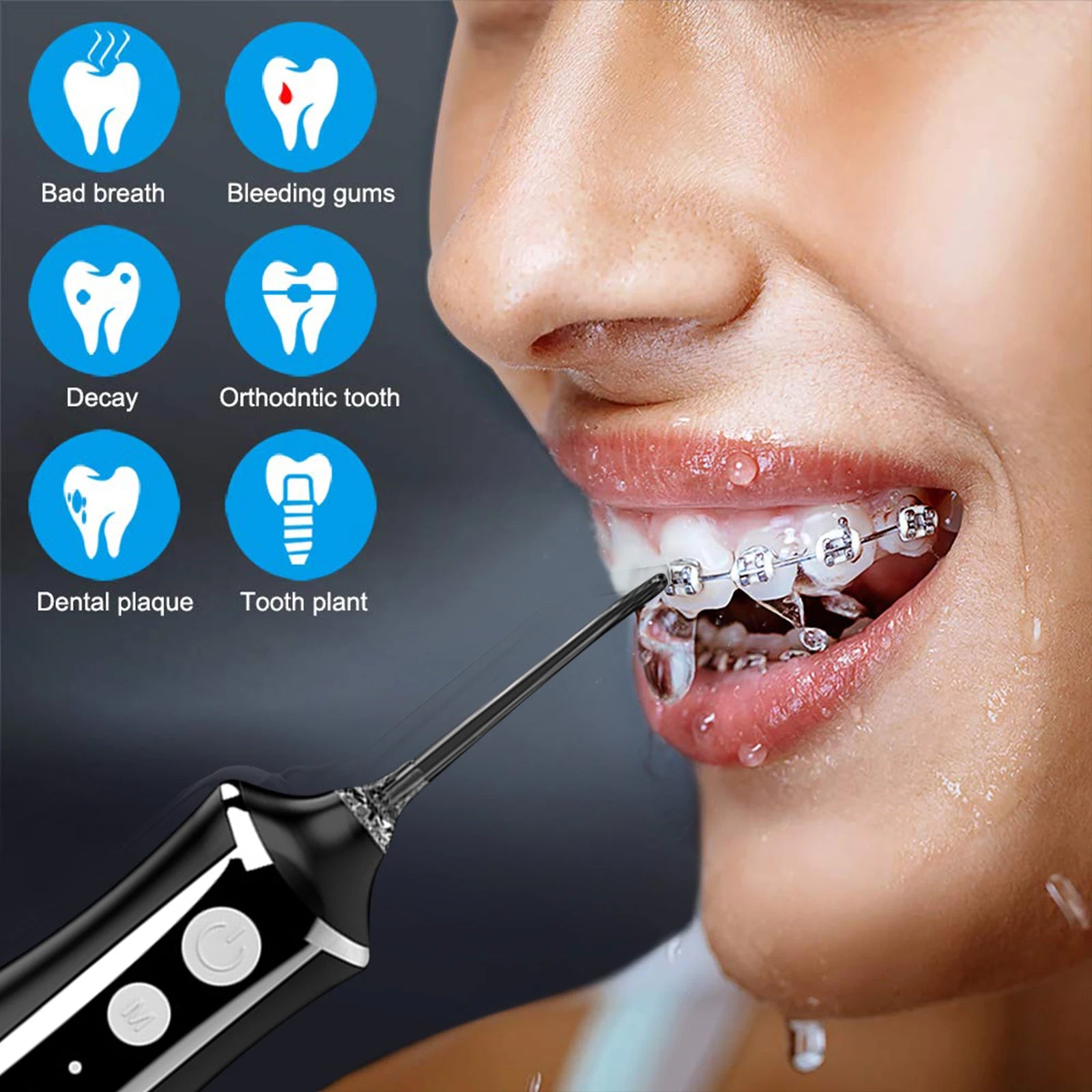 Fairywill Water Flosser – USB, 5 Tips, Travel