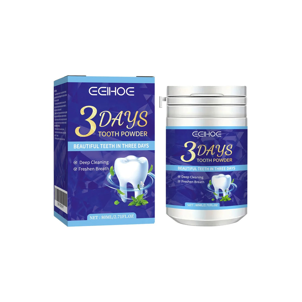 Cehoc 3 Days Tooth Powder packaging on a white background