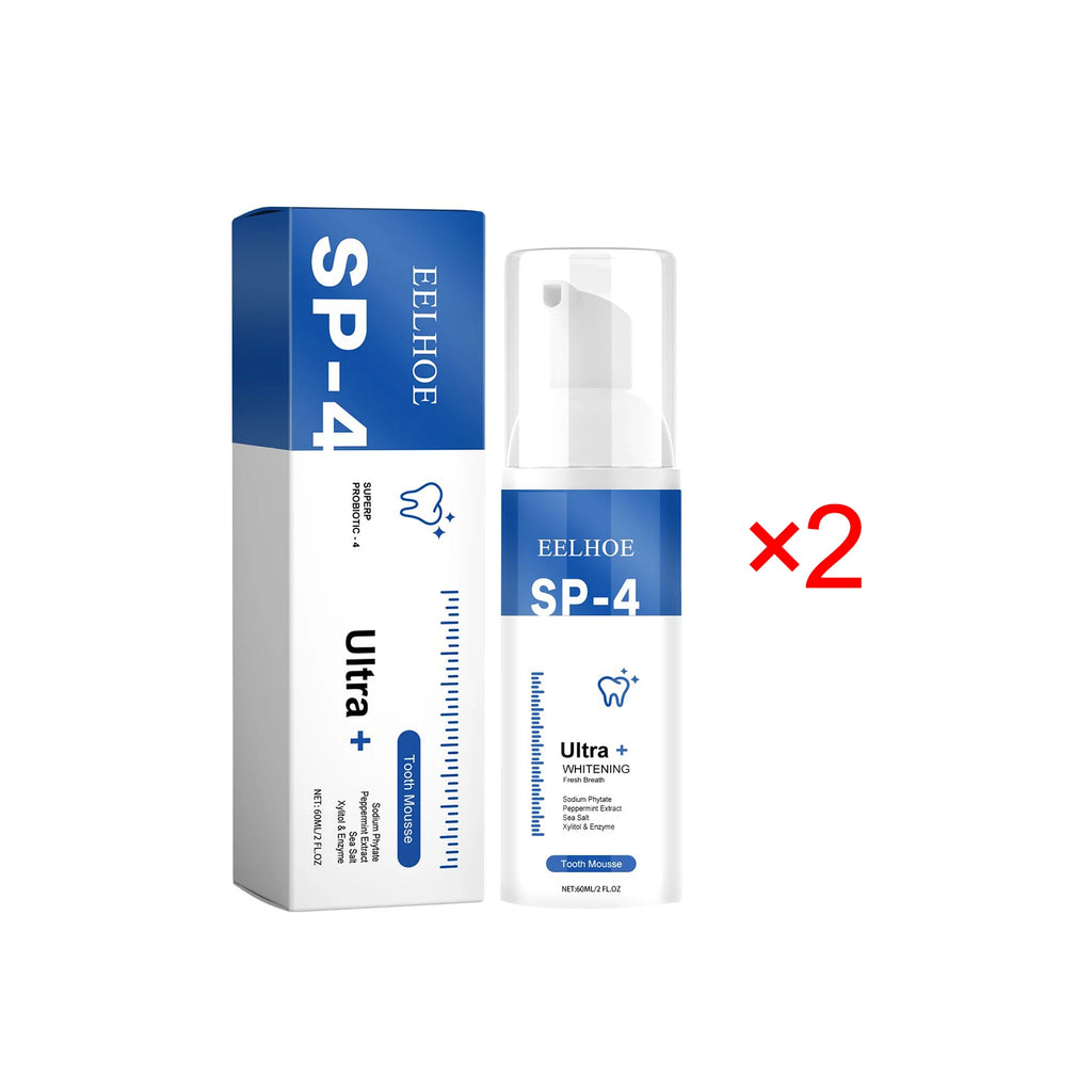 Eelhoe SP-4 Ultra+ toothpaste with packaging on a white background