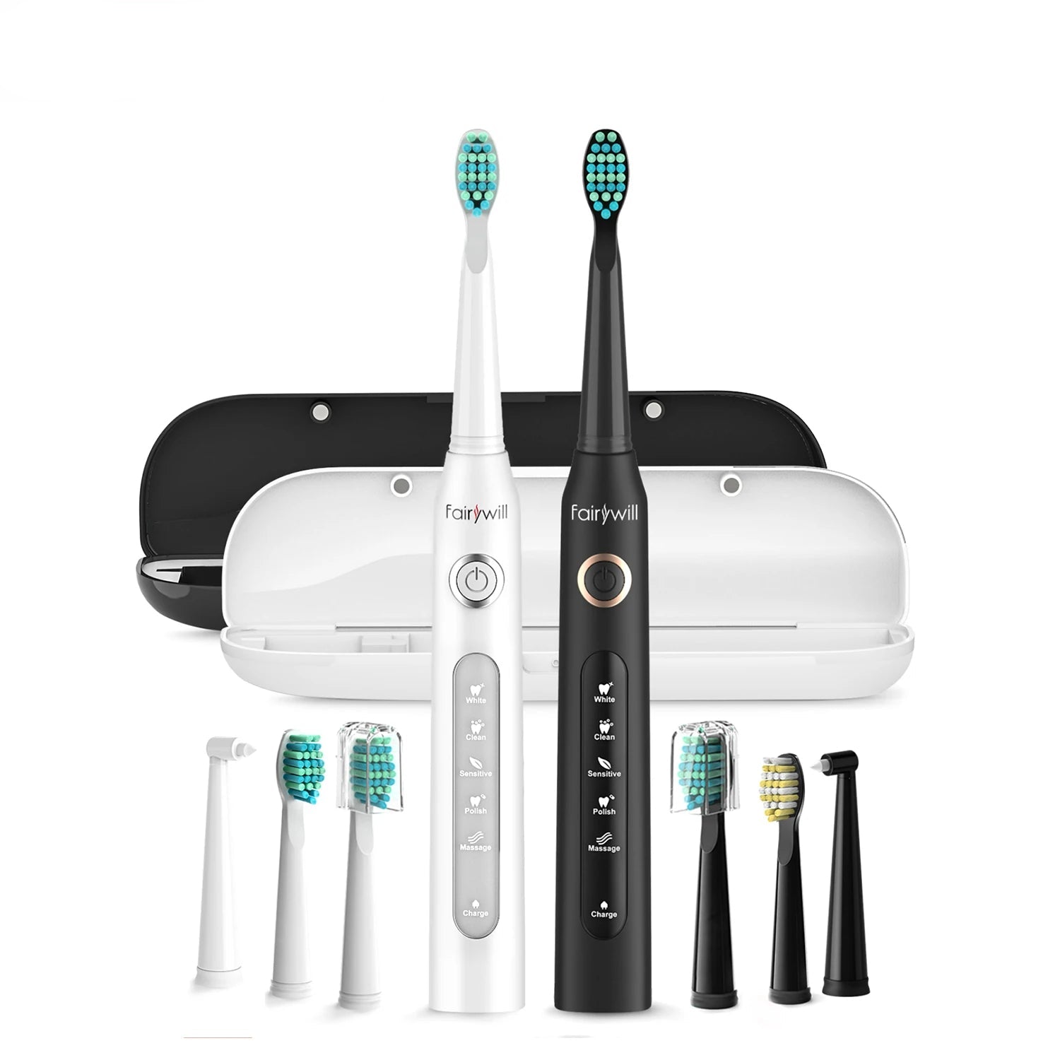 Fairywill FW-D7 Sonic Toothbrush Set – 5 Modes, USB