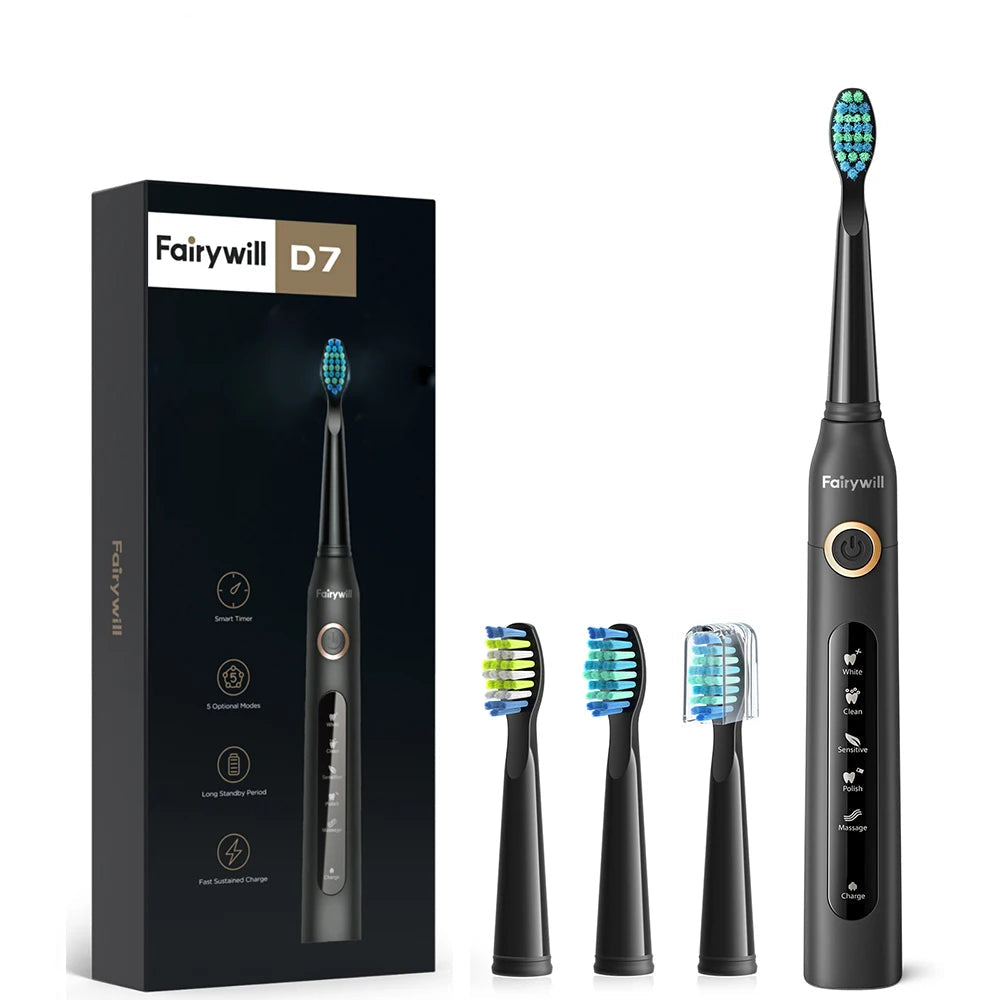 Fairywill FW-507 Sonic Toothbrush – USB, Waterproof