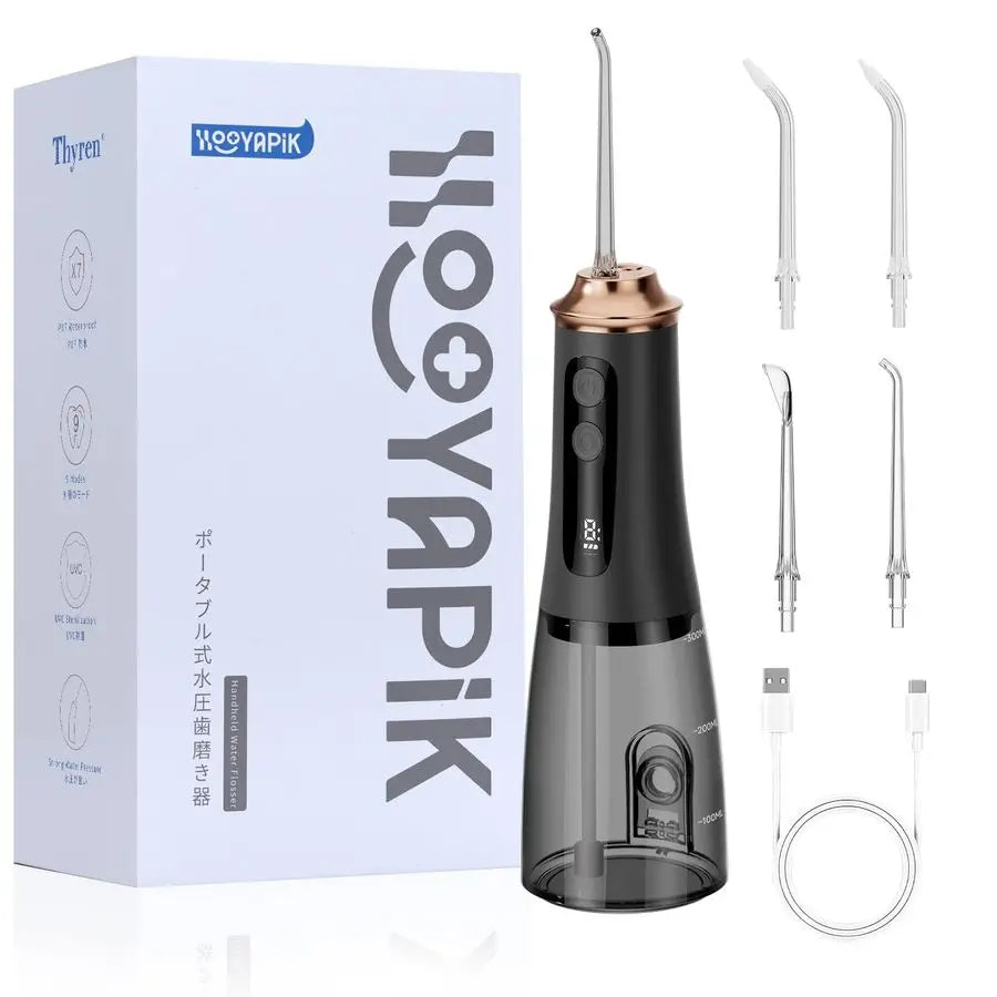 Large Capacity Water Flosser – 9 Modes, Adjustable Pressure