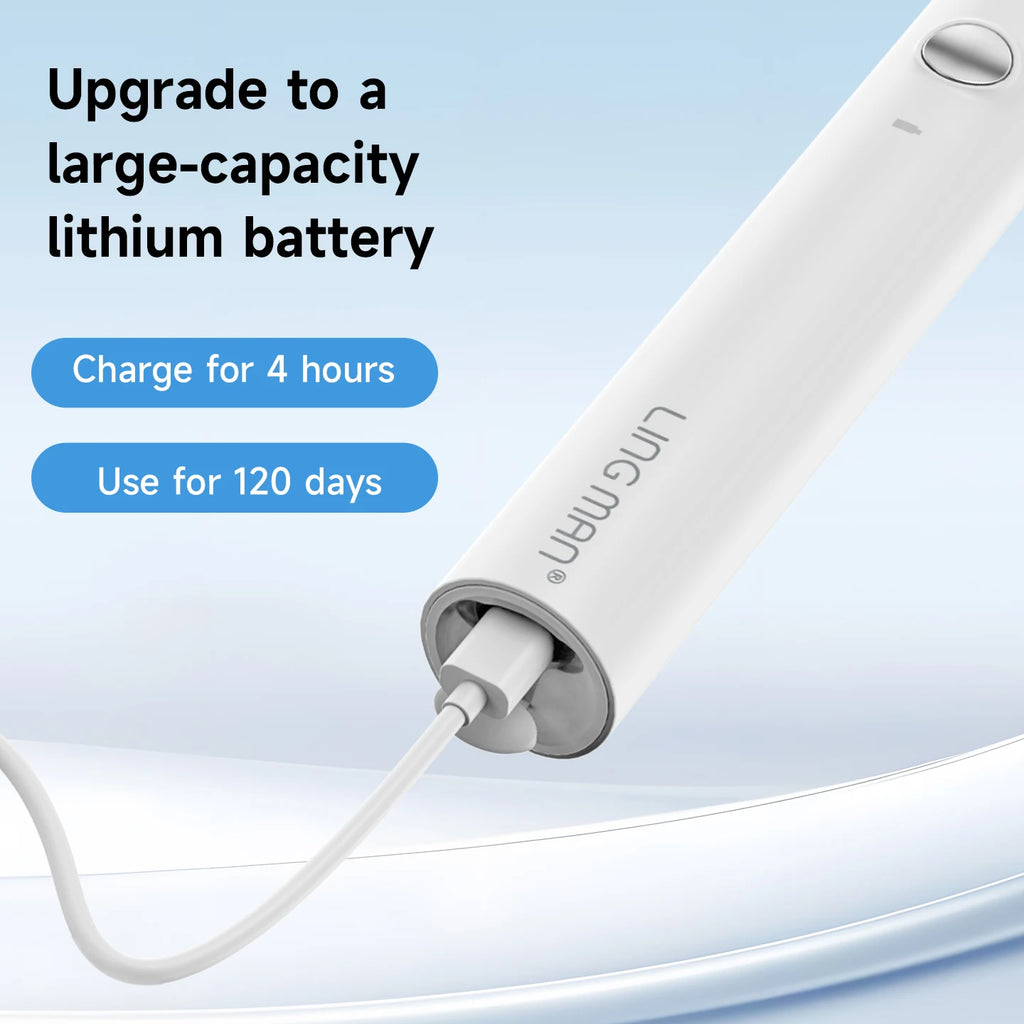 Sonic Electric Toothbrush – 8 Heads, 6 Modes, USB Rechargeable