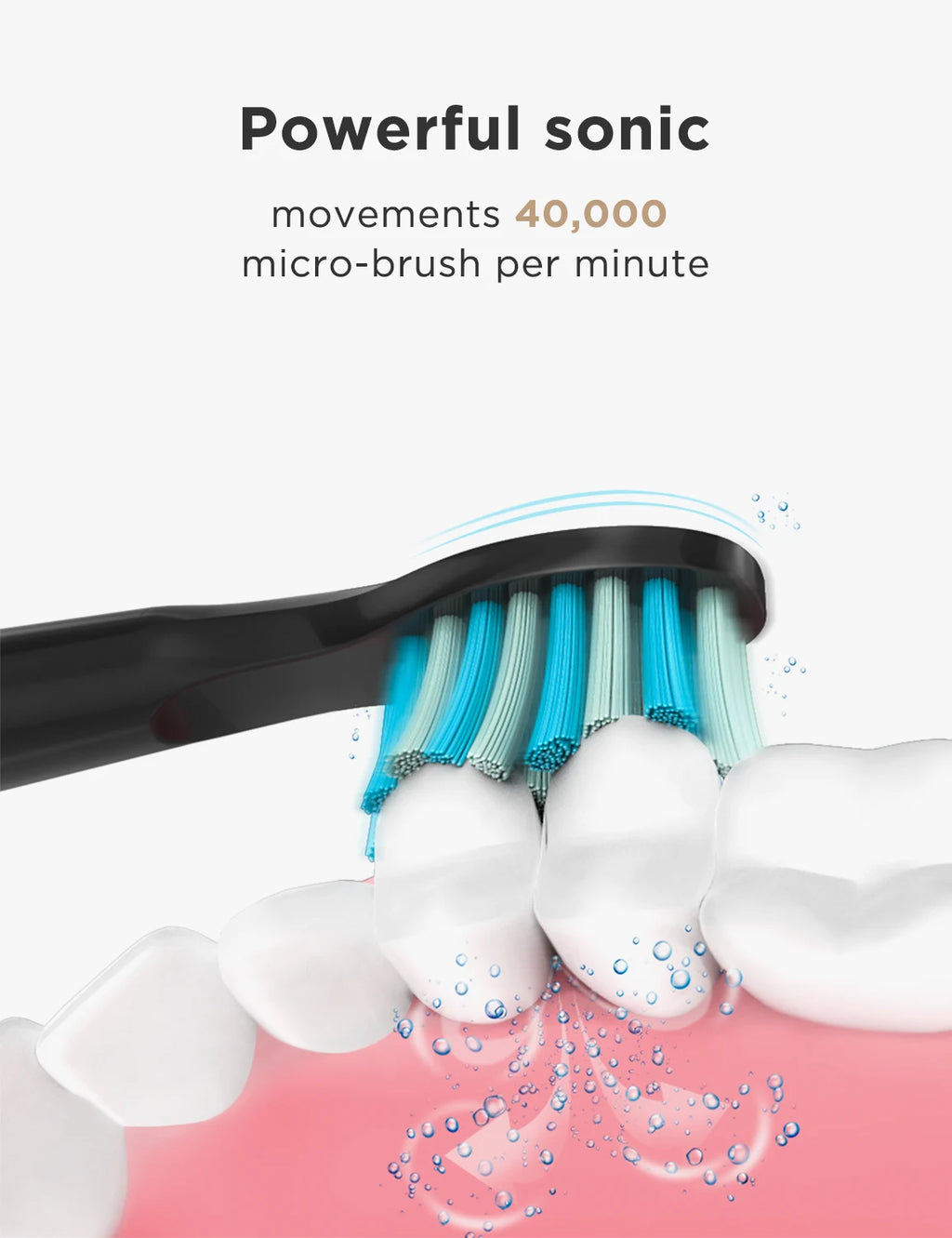 Fairywill FW-D7 Sonic Toothbrush Set – 5 Modes, USB