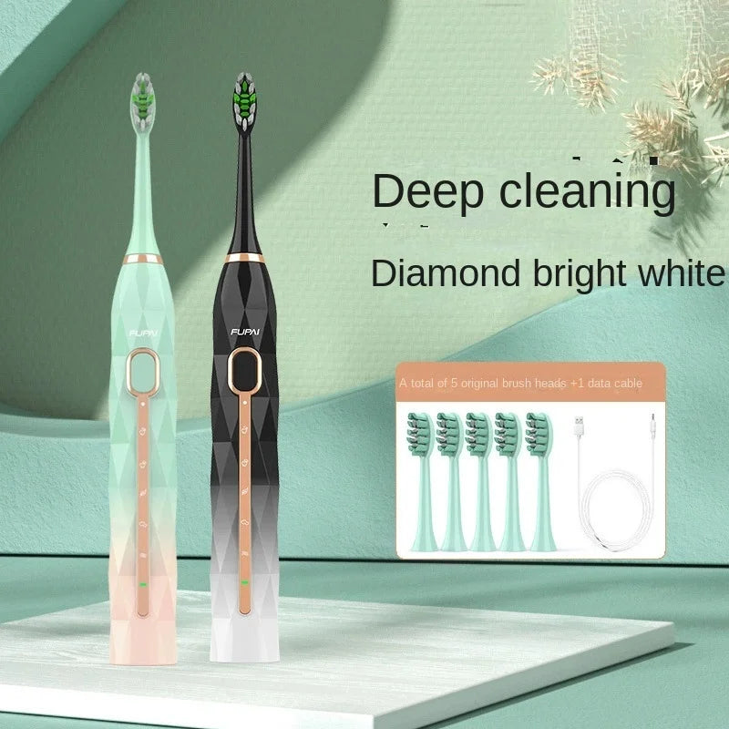 Smart Sonic Electric Toothbrush – USB, Soft Bristle
