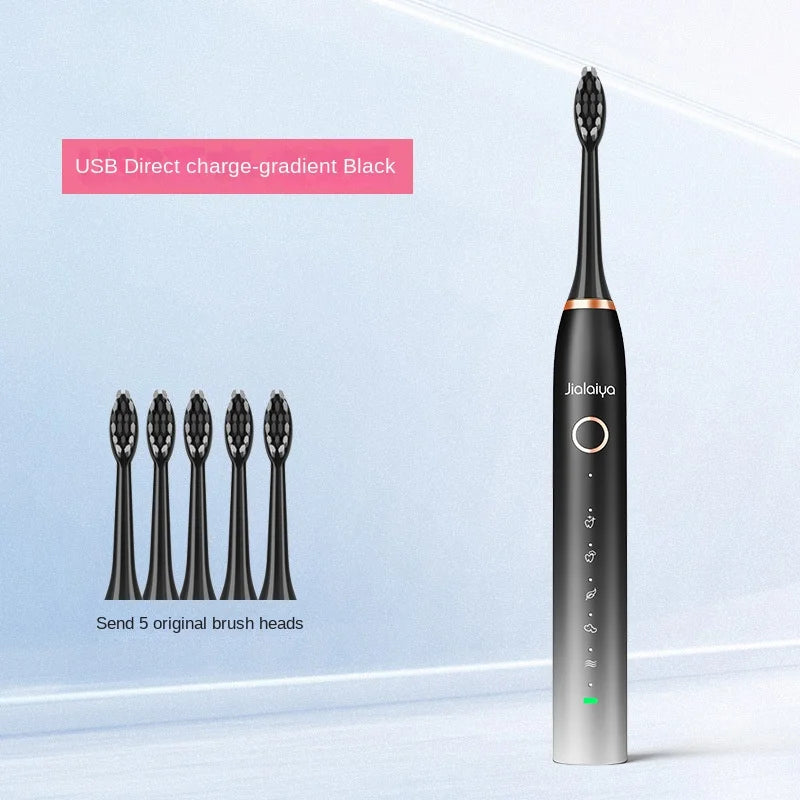 Smart Sonic Electric Toothbrush – USB, Soft Bristle